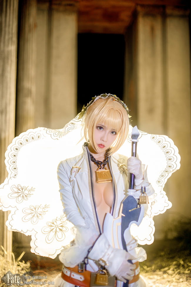 saber,尼禄花嫁,cosplay,fate