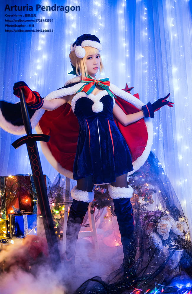 Fate,saber,圣诞,COS,