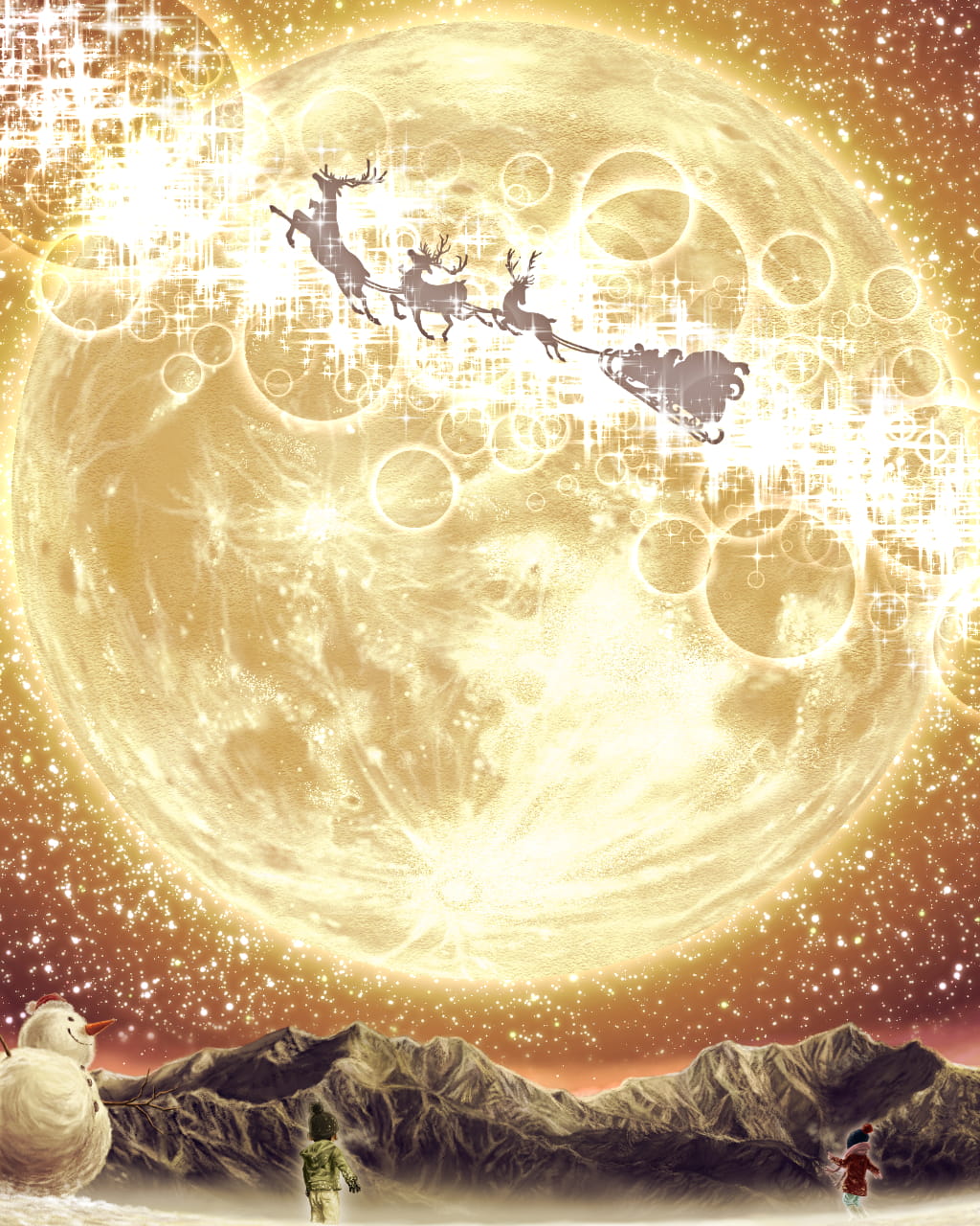 P站,夜景,二次元,插画,