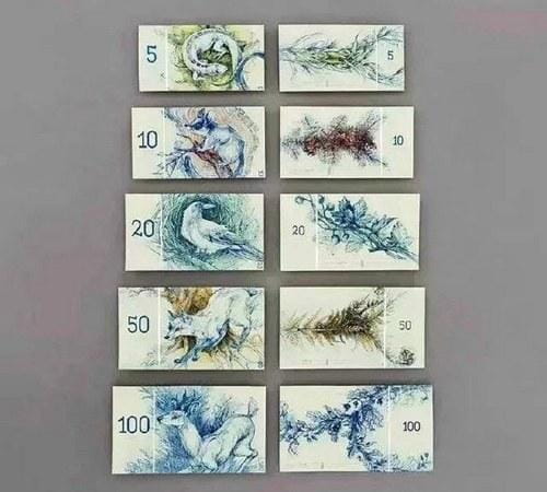 美炸！匈牙利大神设计插画版钞票走红网络