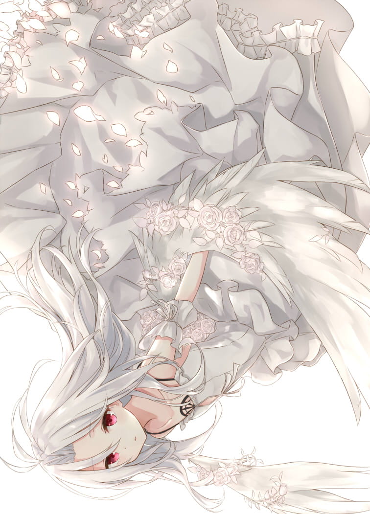 少女,动漫,插画,