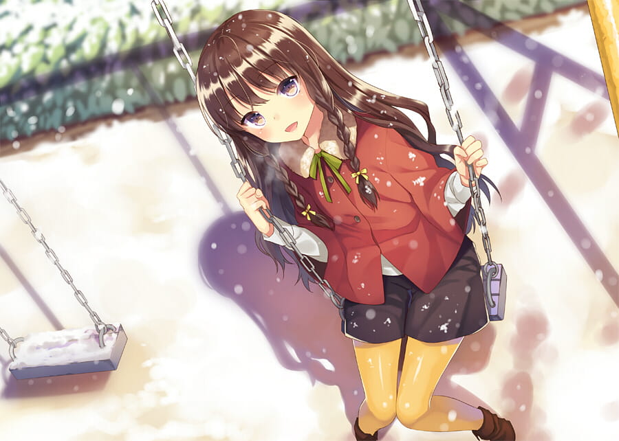 美腿,二次元,少女,