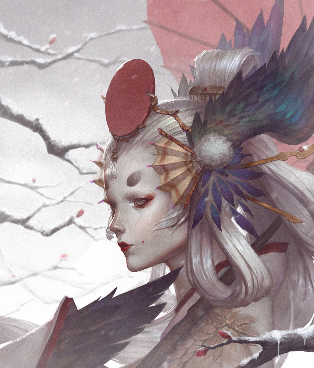 姑获鸟,金銮鹤羽,咕咕鸡,萌图