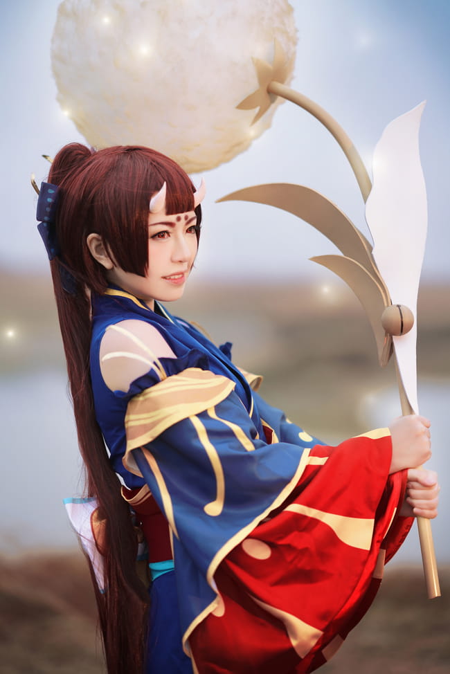 莹草觉醒,莹草cos,阴阳师,奶妈