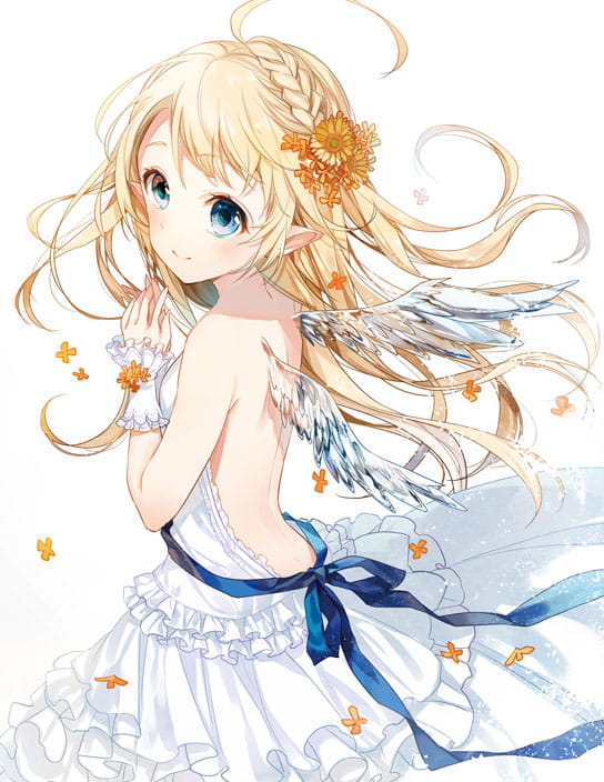 动漫,少女,插画,