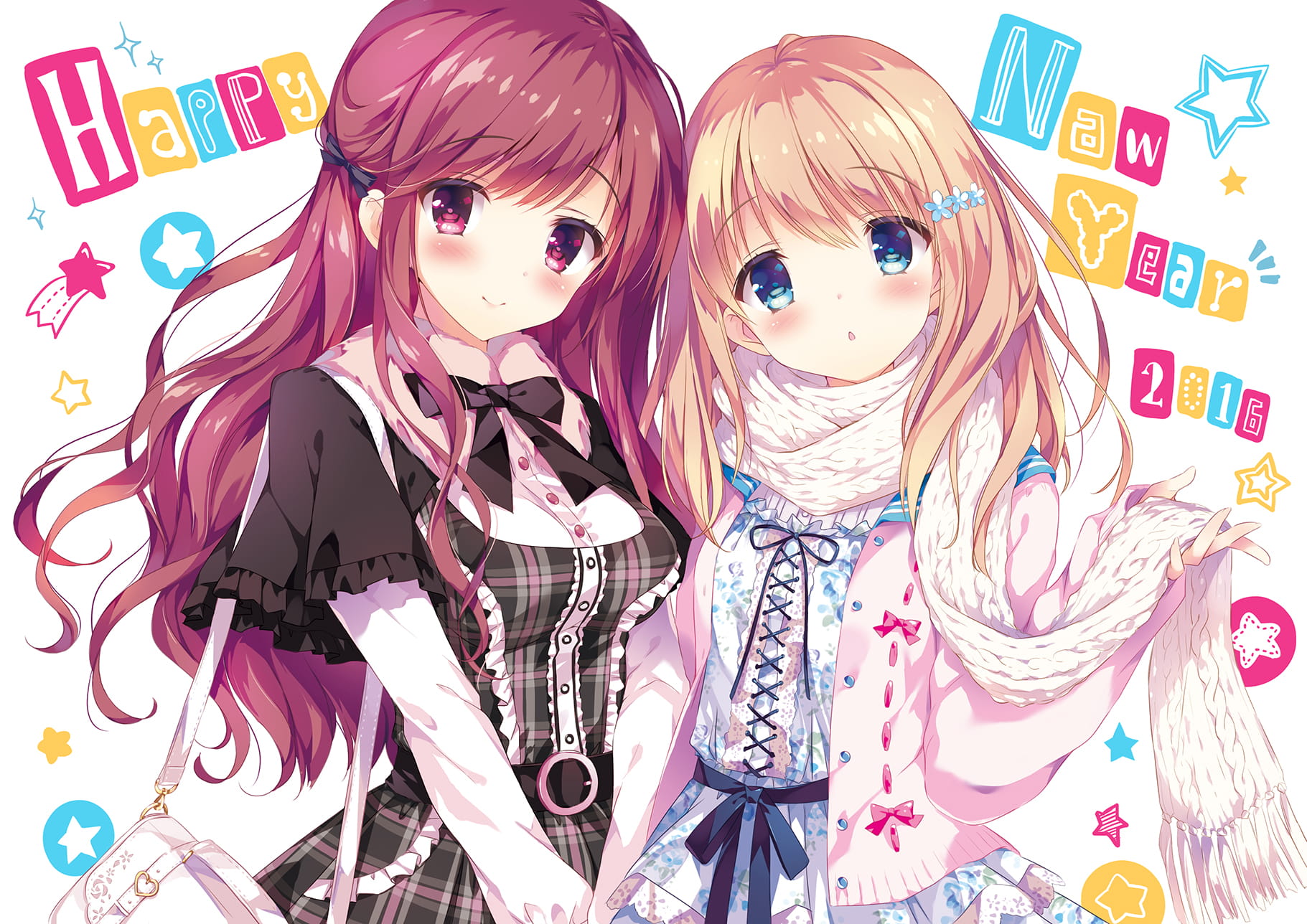 闺蜜,少女,萌娘,
