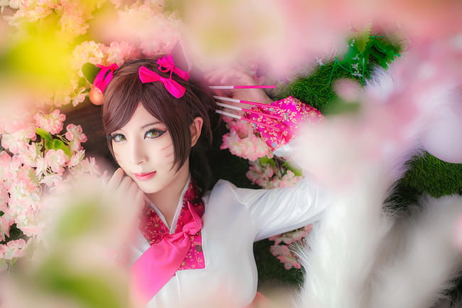 九尾妖狐,阿狸,高丽风情,cosplay