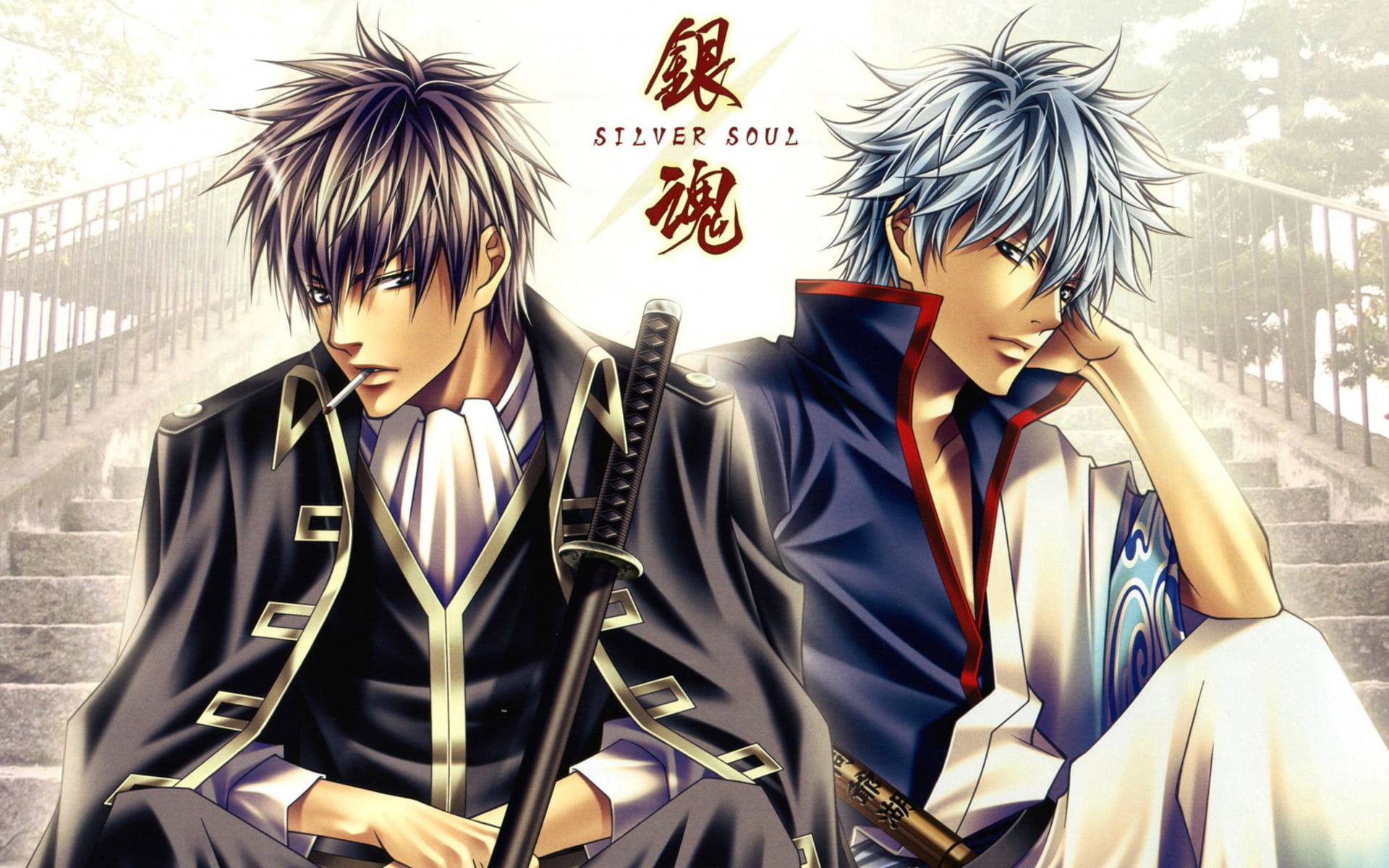 银魂,坂田银时,动漫电脑壁纸,下载