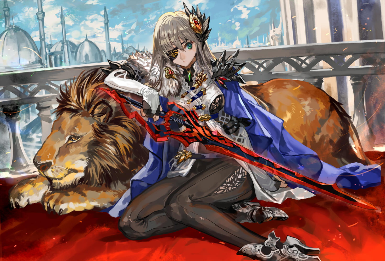 剑士,动漫,少女,