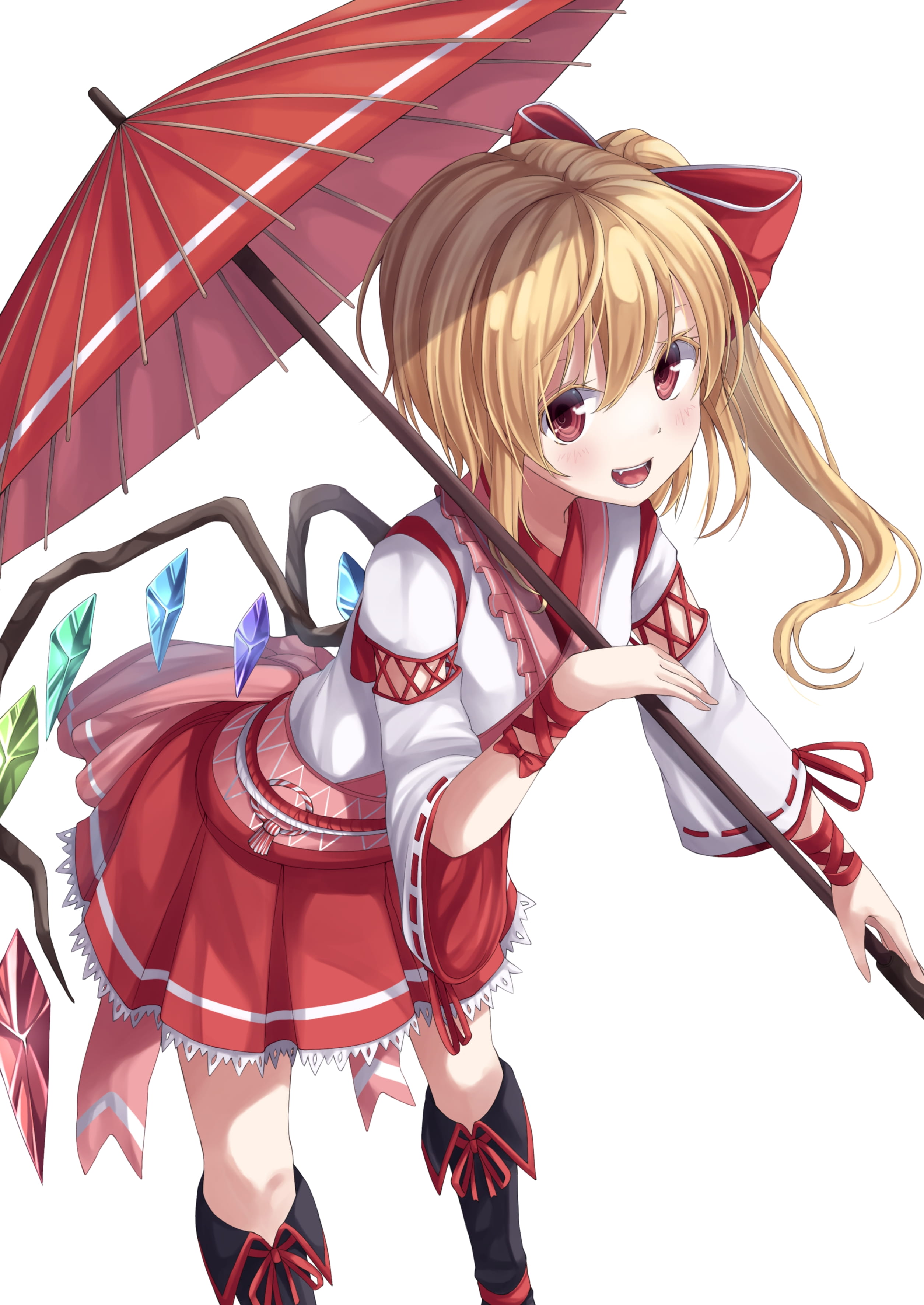 和服,少女,纸伞,