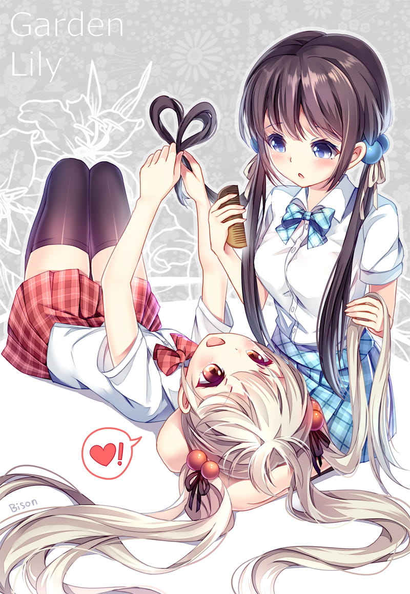 双马尾,少女,萌妹子,
