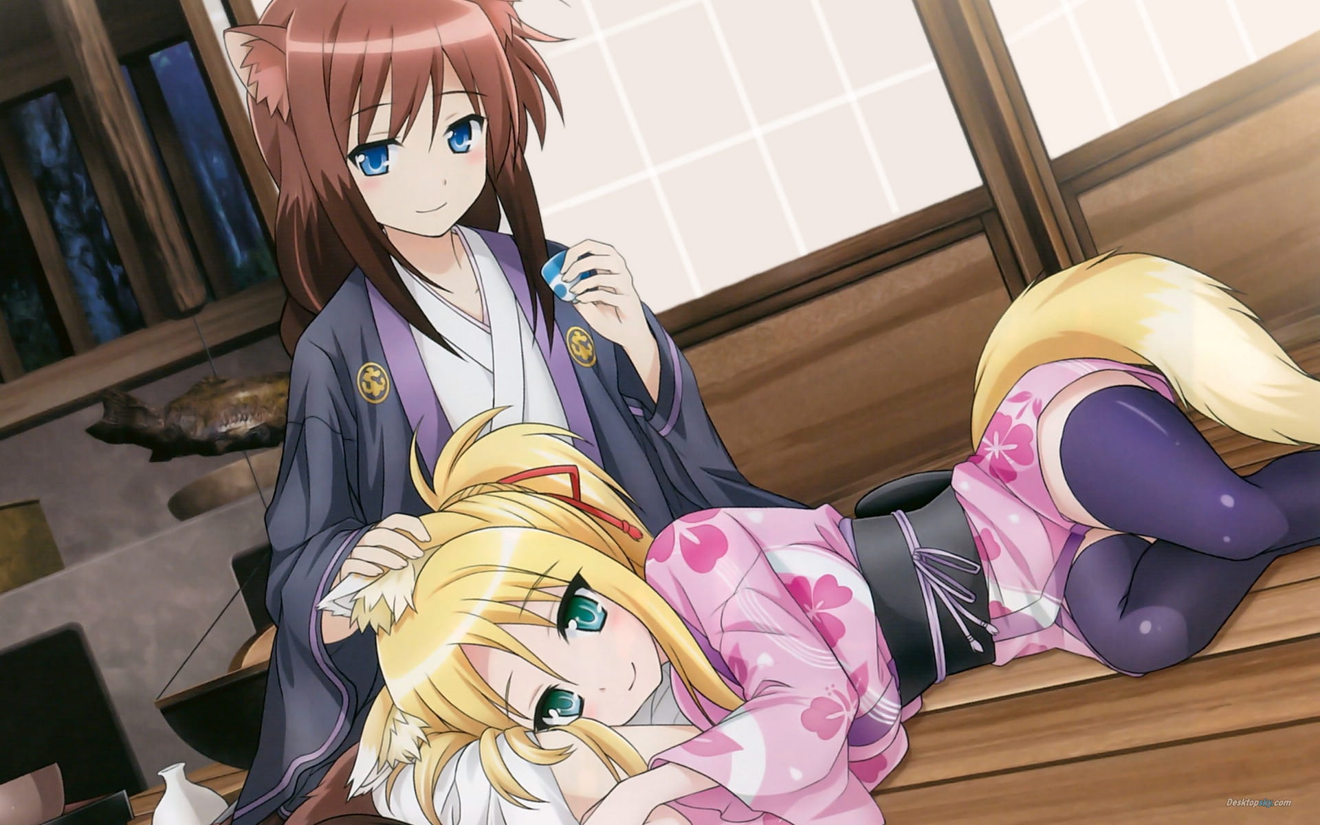 dog days,动漫美少女,高清电脑壁纸,下载