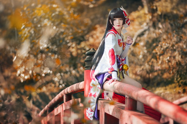 阴阳师,雪女,cosplay,