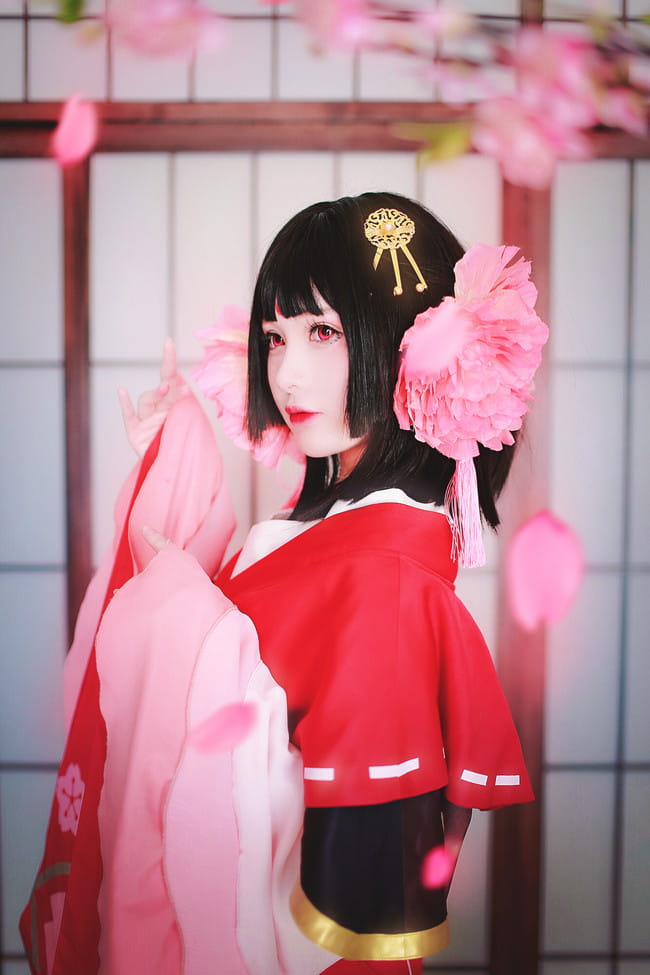 樱花妖,阴阳师,cos,