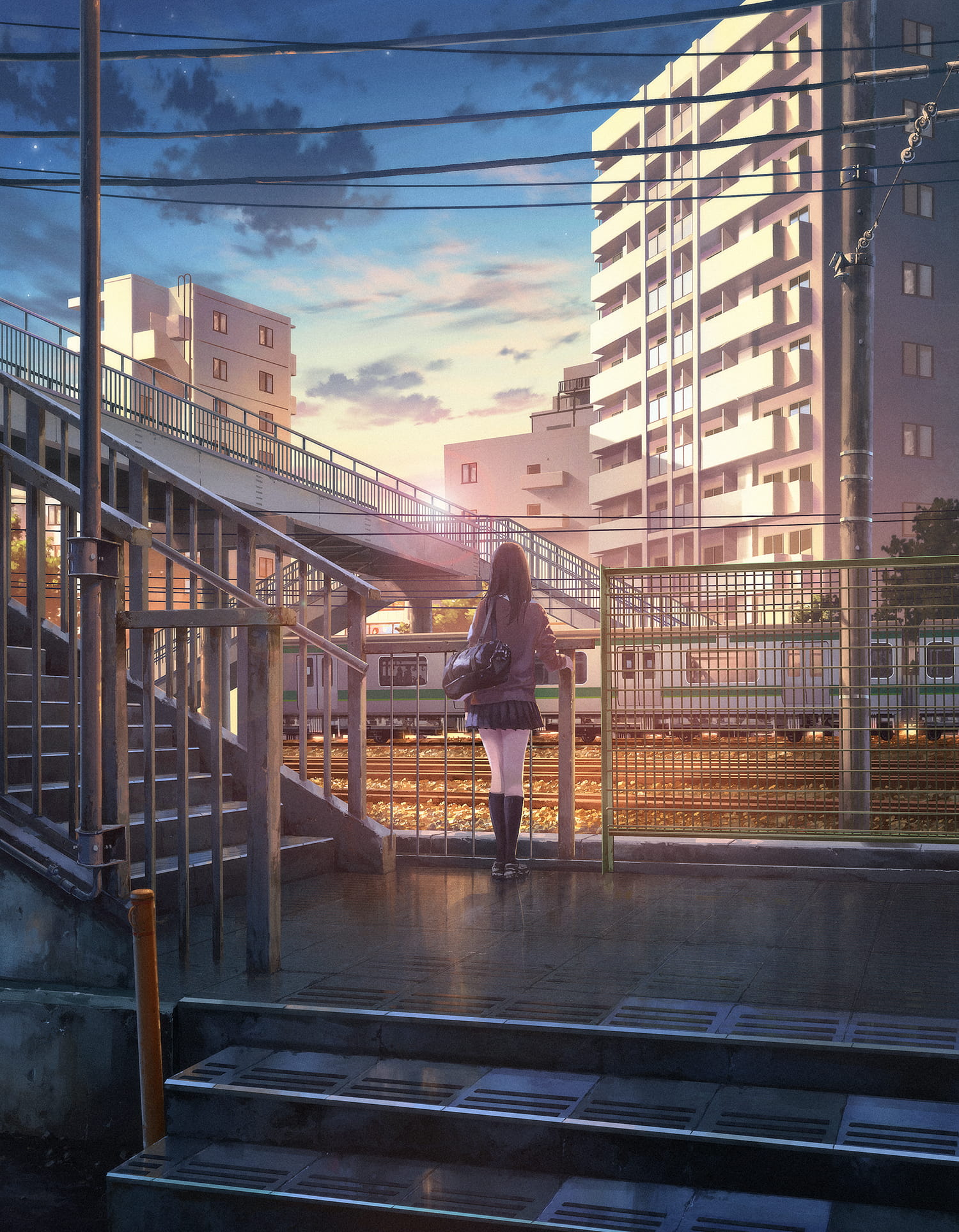 插画,场景,p站