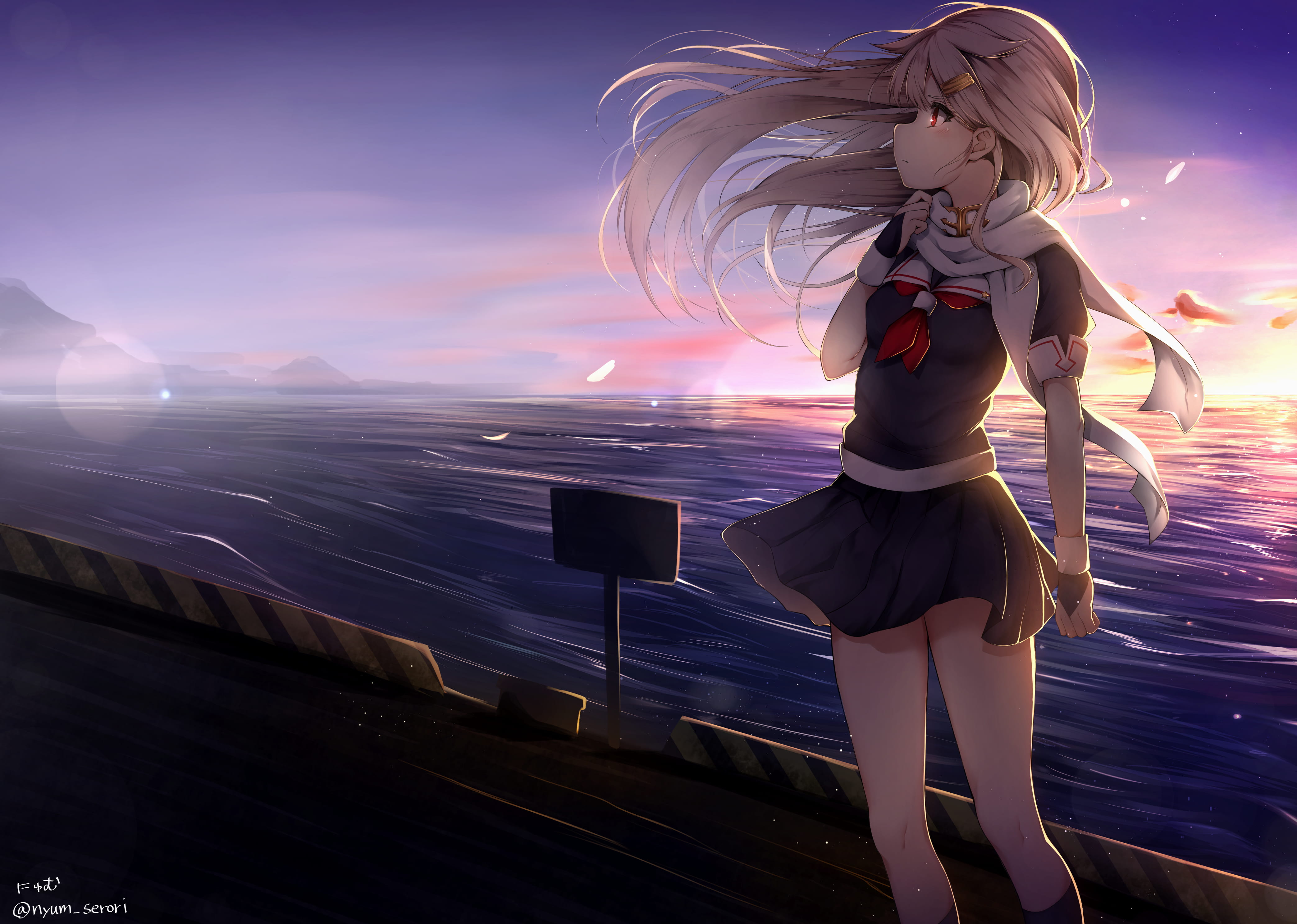 舰娘,夕立,电脑壁纸
