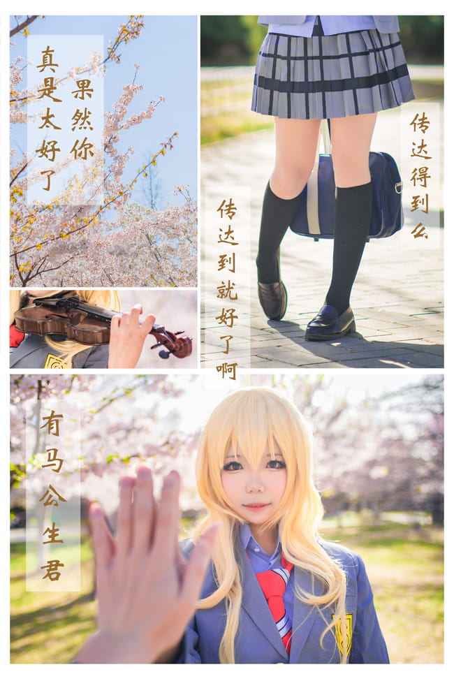 四月是你的谎言,有马公生,宫园薰,cosplay