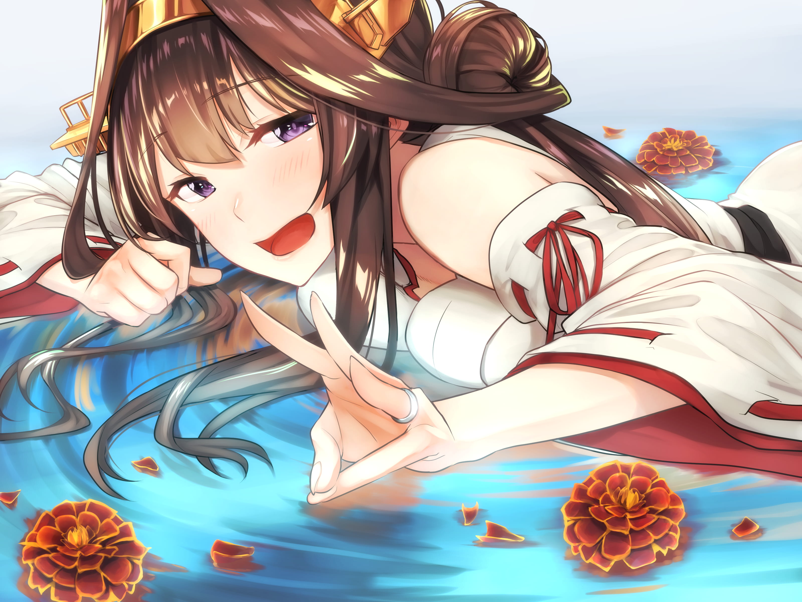 舰娘金刚,舰队,电脑壁纸