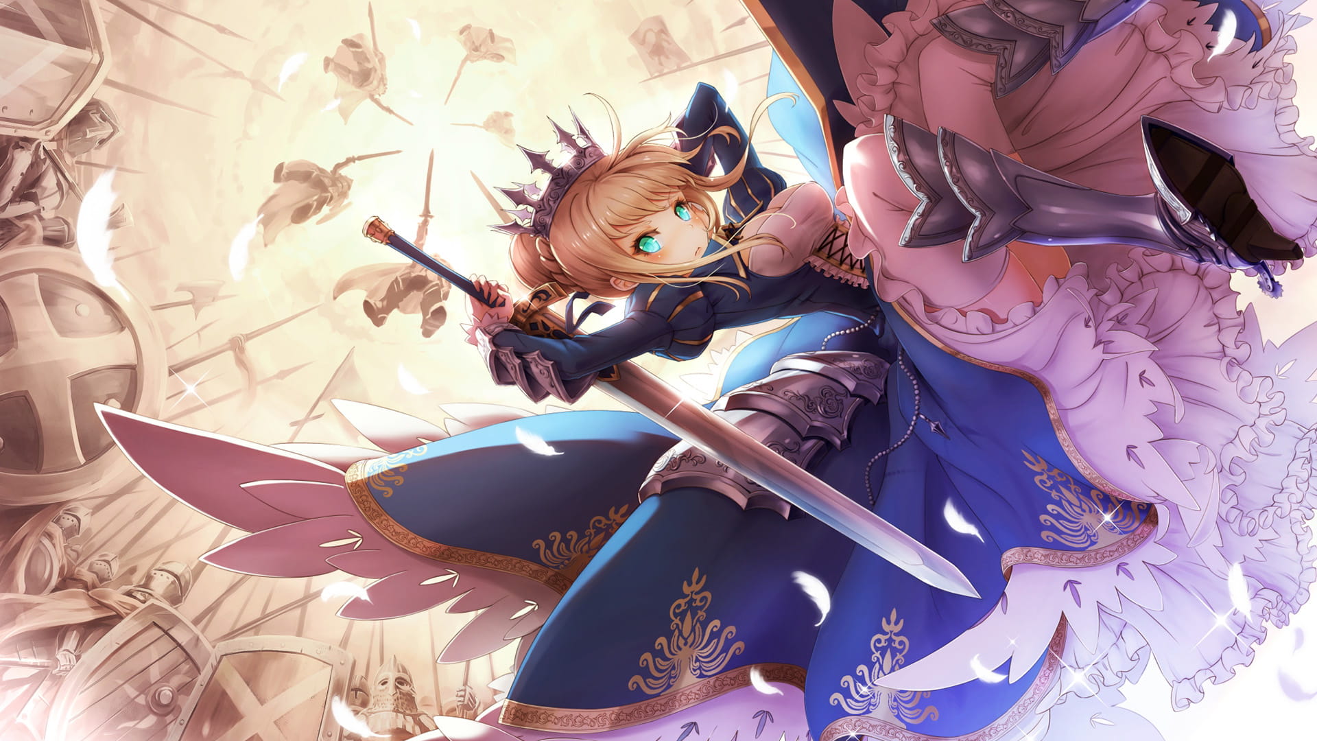 Fate,saber.贞德,远坂凛