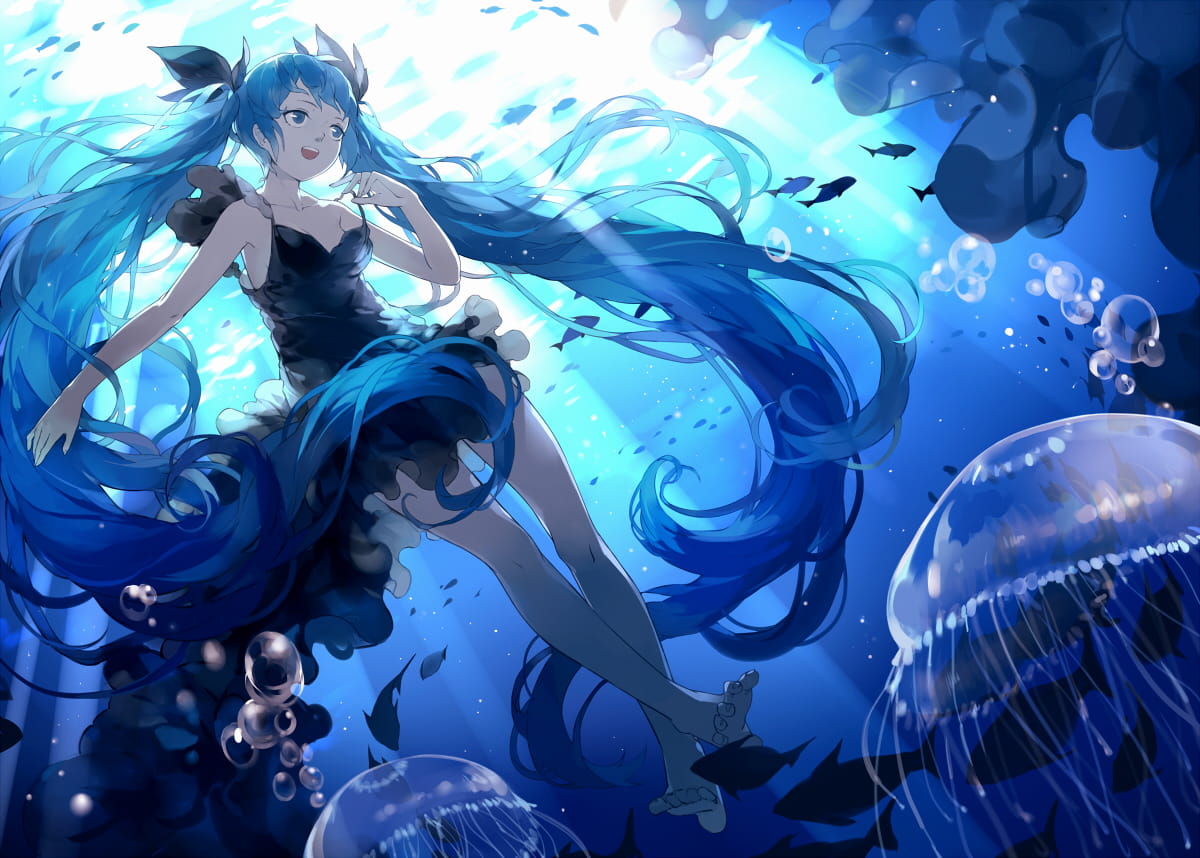 初音,深海少女,图包