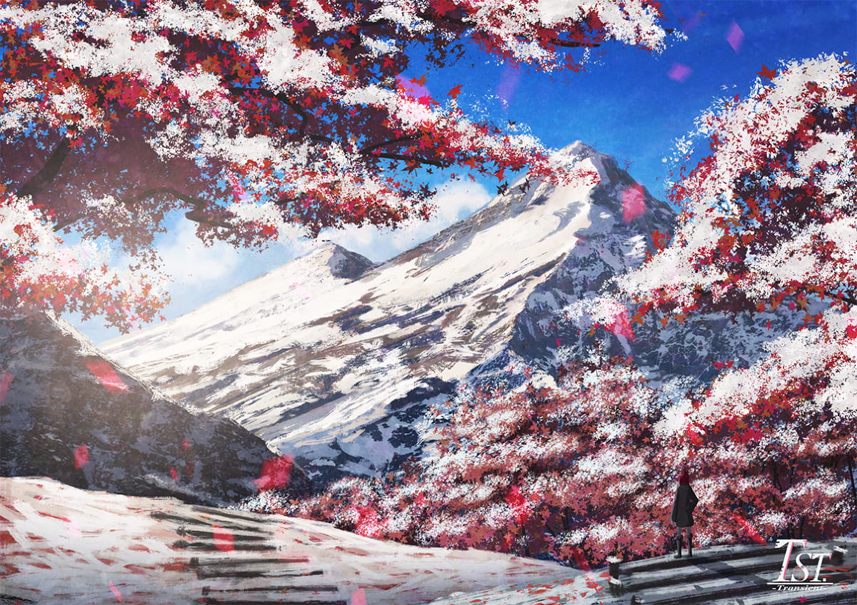 风景插画,P站画师推荐
