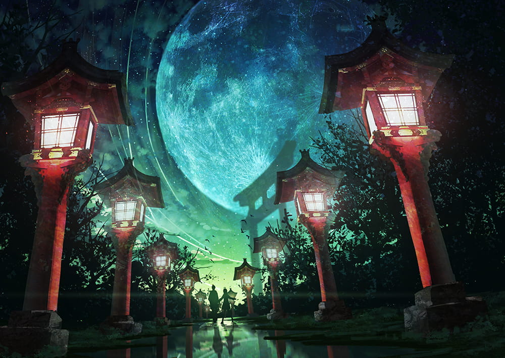 风景插画,P站画师推荐