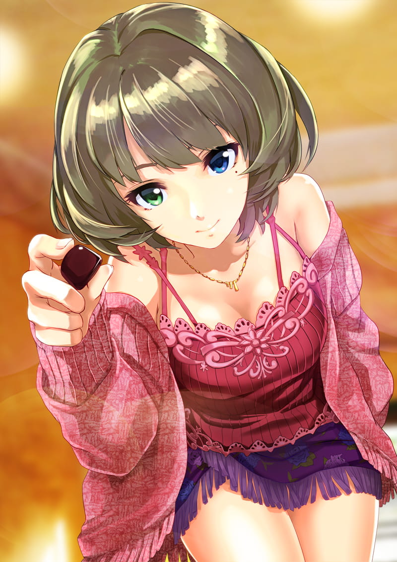 情人节,巧克力,少女