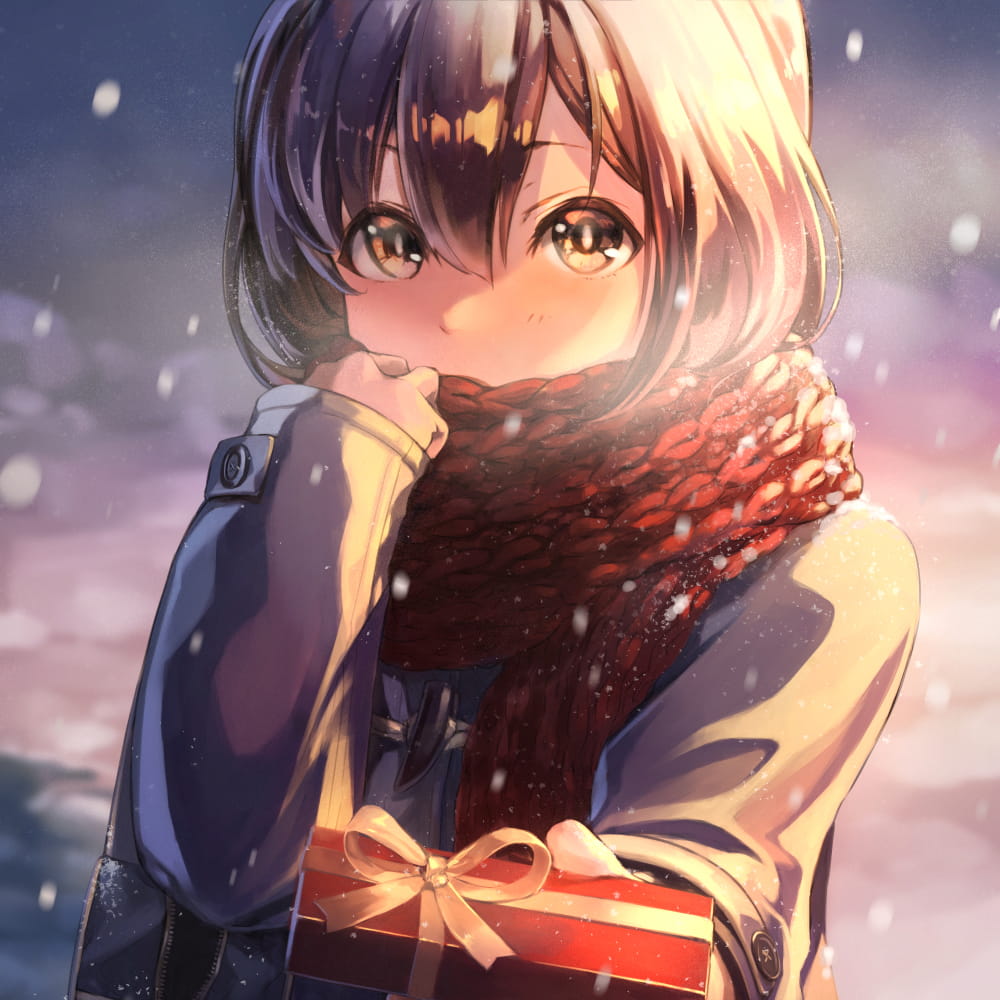 情人节,巧克力,少女