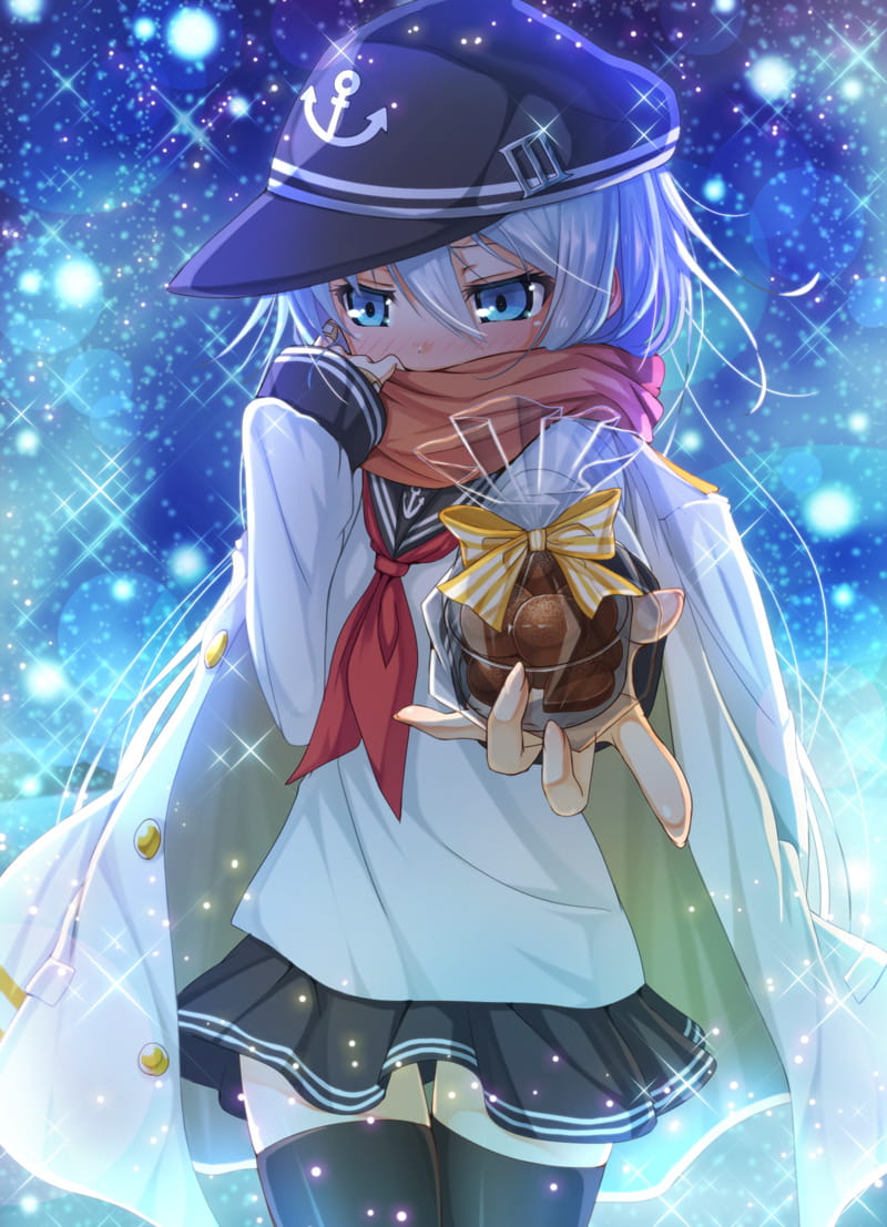 情人节,巧克力,少女