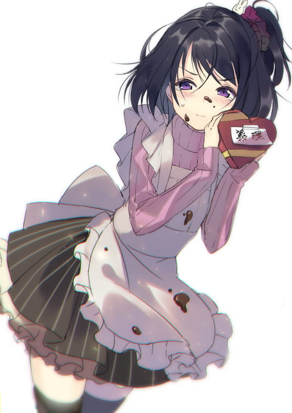 情人节,巧克力,少女