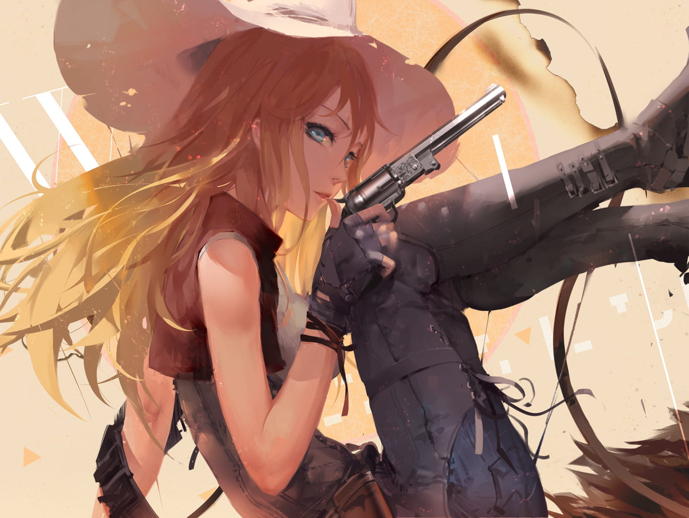 金发,少女,二次元