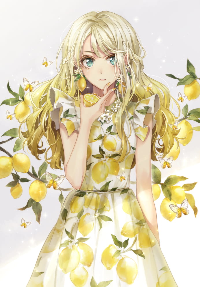 金发,少女,二次元