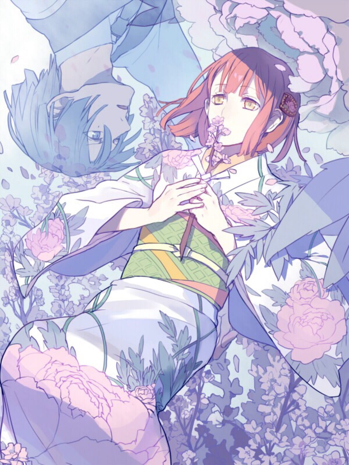 和服,浴衣,少女