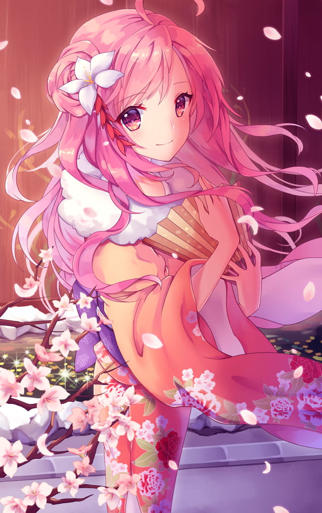 和服,浴衣,少女