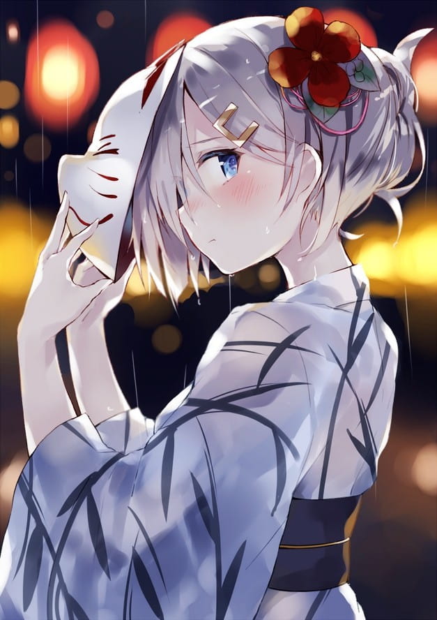 和服,浴衣,少女