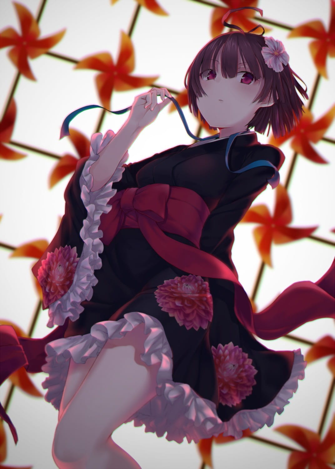 和服,浴衣,少女