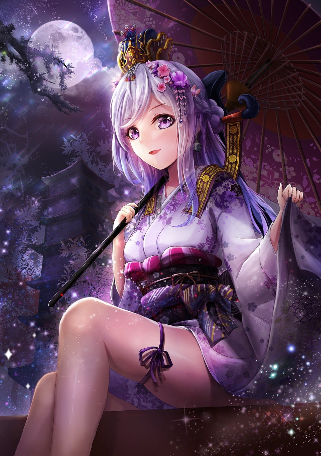 和服,浴衣,少女