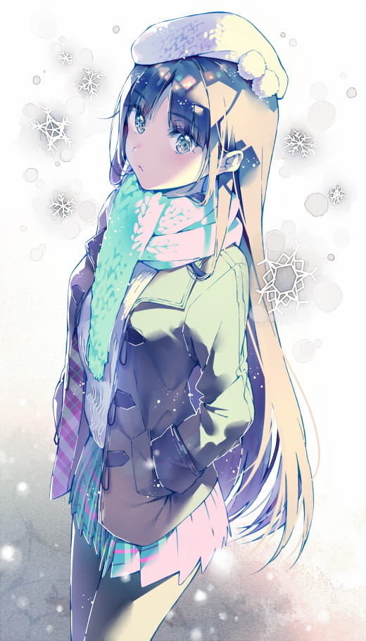 少女,插画