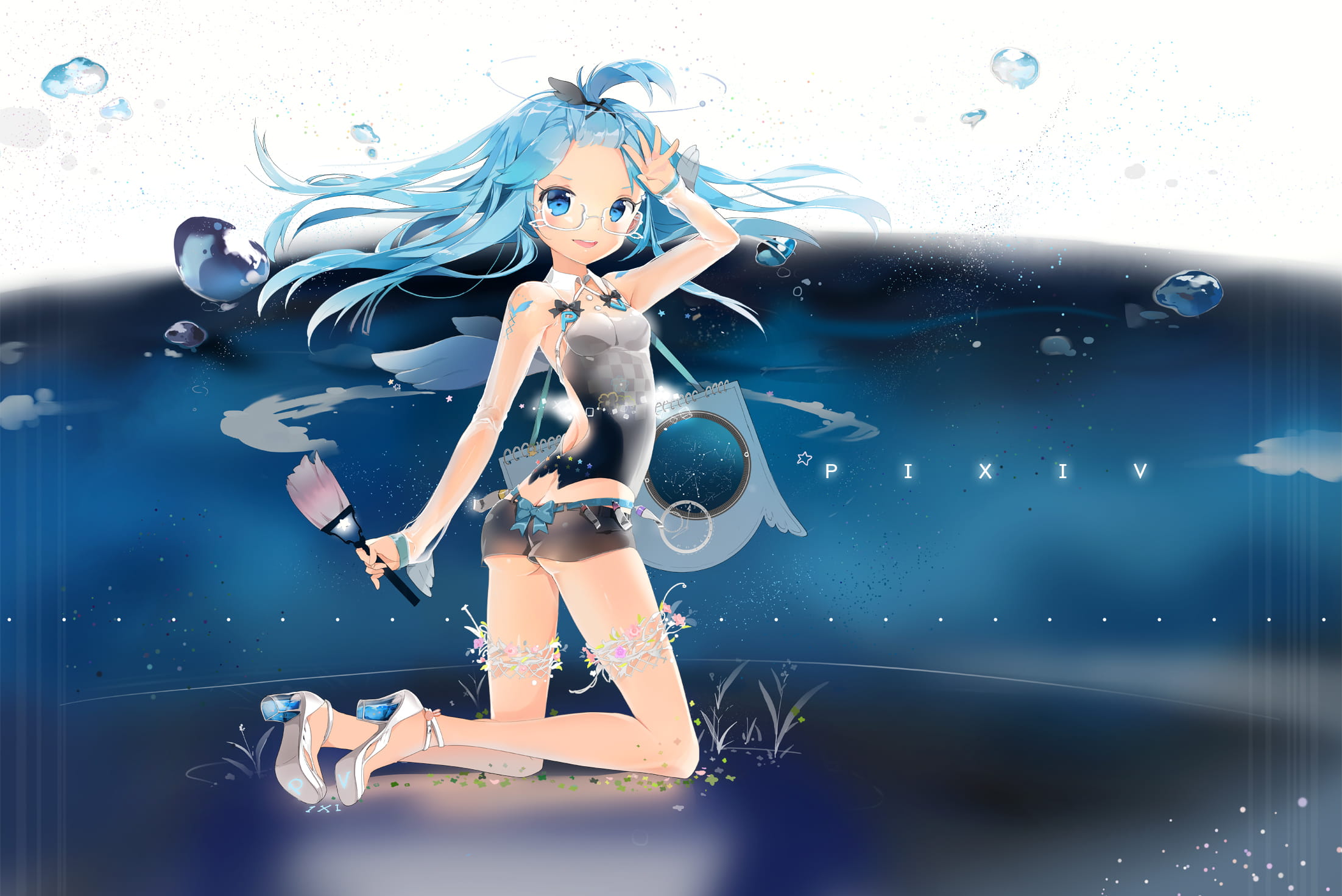 P站,画师,少女,插画