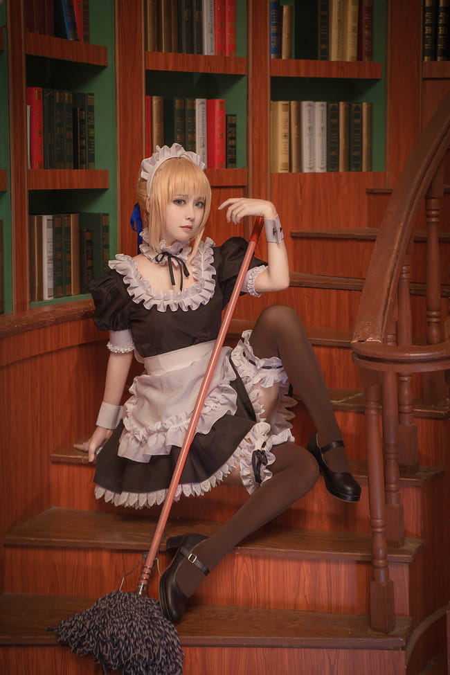 saber,女仆,cosplay,fate