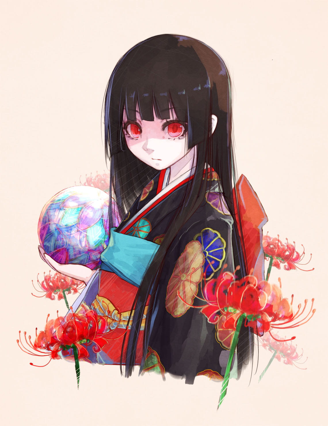 地狱少女阎魔爱,手机壁纸,动漫壁纸,下载