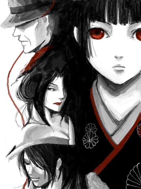 地狱少女阎魔爱,手机壁纸,动漫壁纸,下载