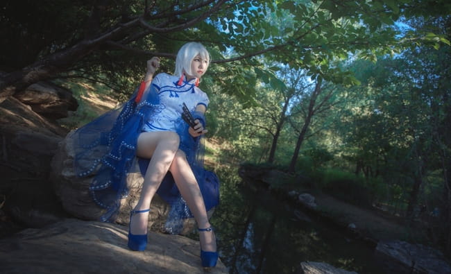 vocaloid,言和,cosplay,青花瓷