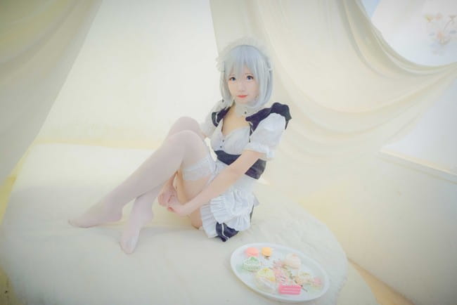 鸢一折纸,约会大作战,cosplay,女仆