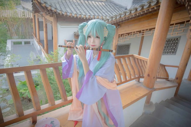 初音未来,cosplay,汉服