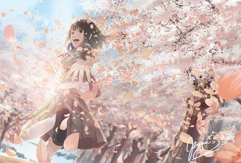 樱花,插画,P站