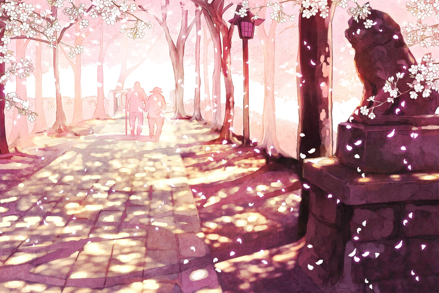 樱花,插画,P站