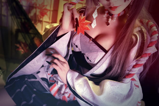 鬼女红叶,阴阳师手游,cosplay,人形之舞