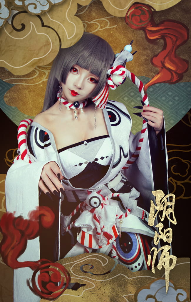 鬼女红叶,阴阳师手游,cosplay,人形之舞