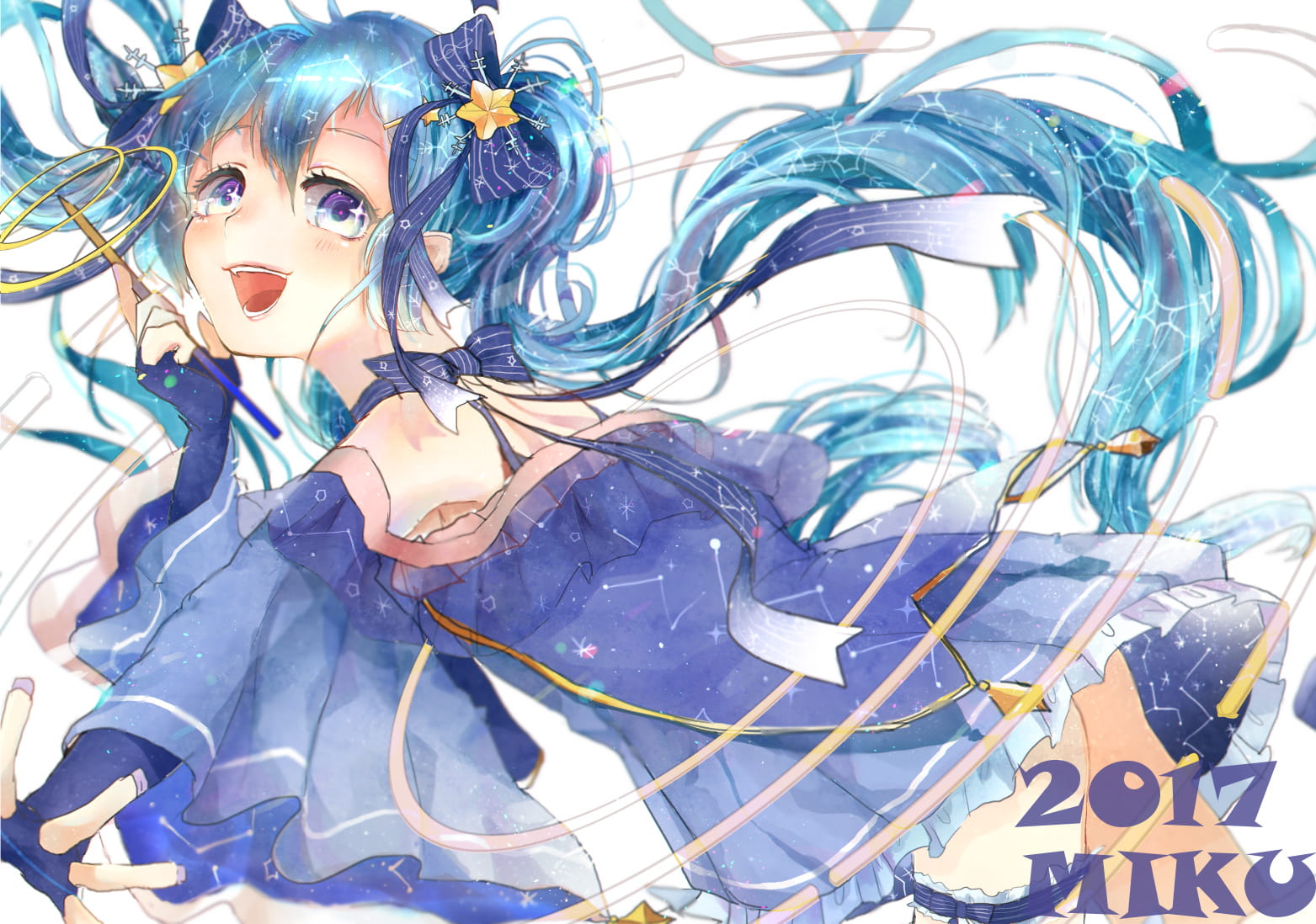 雪初音,初音未来,电脑壁纸